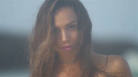 sexy beach photoshoot|Alexis Ren on Choosing a Bikini: 'The Smaller the Better' .